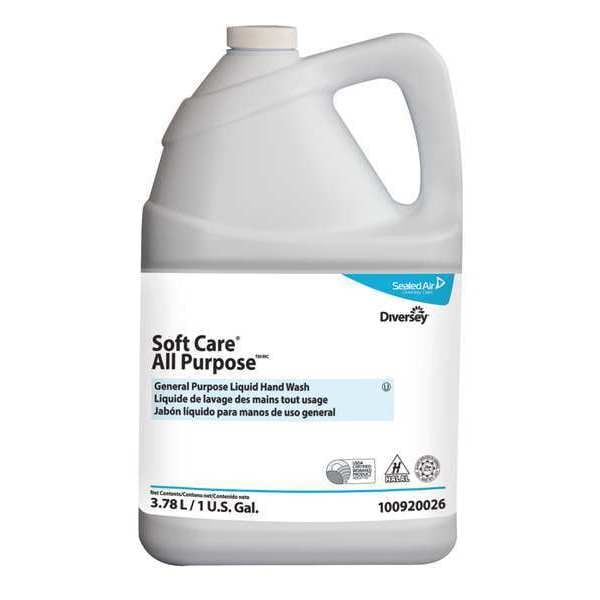 Soft Care 1 gal. Liquid Hand, Hair & Body Wash Jug - 100920026
