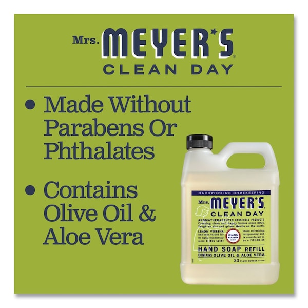 Mrs. Meyers Clean Day 33 oz Personal Soaps Bottle, 6 PK - 651327
