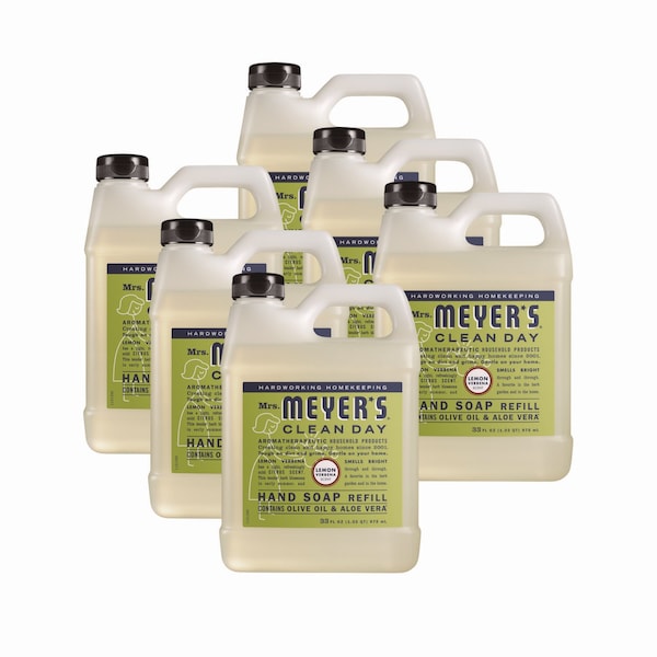 Mrs. Meyers Clean Day 33 oz Personal Soaps Bottle, 6 PK - 651327