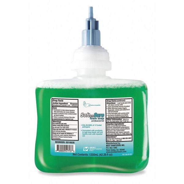 Best Sanitizers 1250 ml Foam Hand Soap Cartridge - SO10035