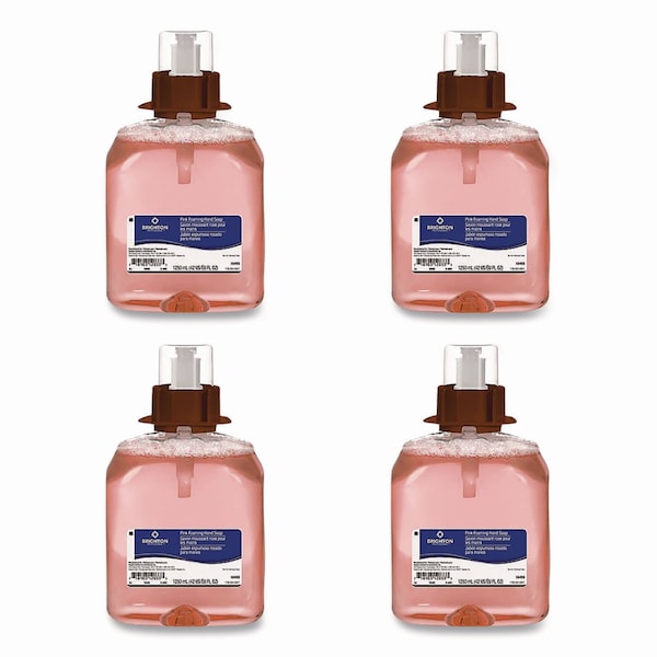 Brighton Professional Foaming Hand Soap Refill for BP Dispenser, Fruity Scent, 1,250 mL, 4PK - BPR59206