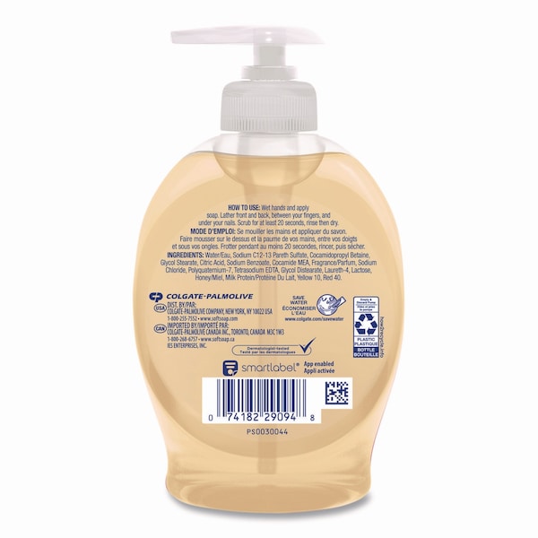 Softsoap Liquid Hand Soap Pumps, Milk and Honey Scent, 7.5 oz, 6PK - US04965ACT