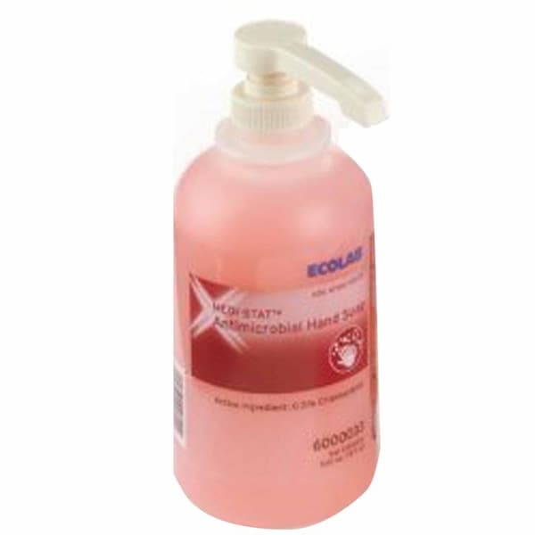 Medi-Stat Antimicrobial Soap Liquid 18 oz. Pump Bottle Floral Scent, 12PK - 6000033