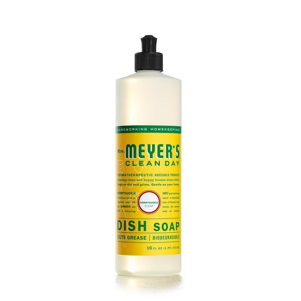 Scrubbing Bubbles Mrs. Meyer's Clean Day Honeysuckle Scent Liquid Dish Soap 16 oz 1 pk - 17423