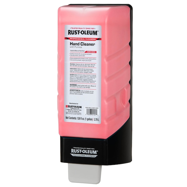 Rust-Oleum Professional Cleaners Hand Cleaner with Pumice, Red, Cherry, 1 Gallon - 383463