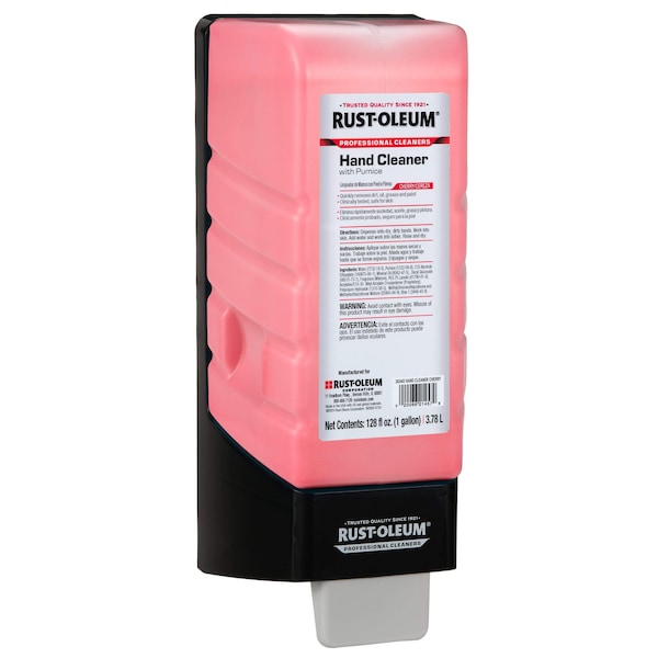 Rust-Oleum Professional Cleaners Hand Cleaner with Pumice, Red, Cherry, 1 Gallon - 383463