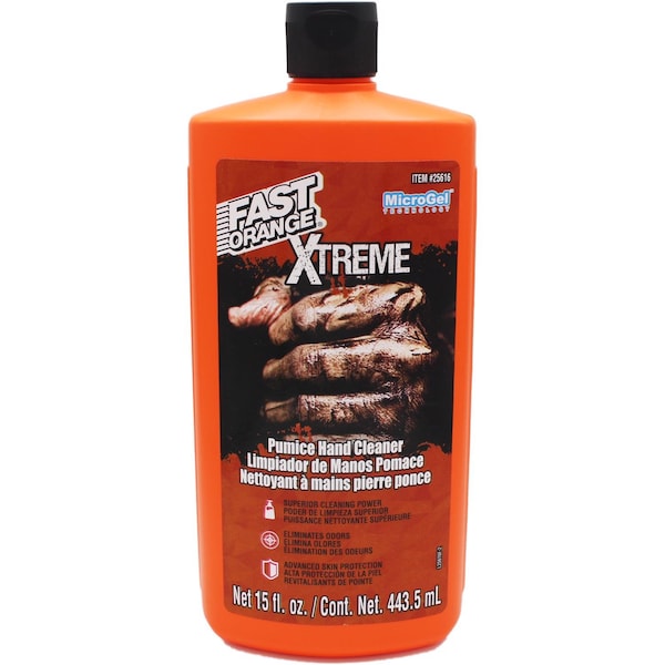 Fast Orange Fast Orange Xtreme Orange Scent Pumice Hand Cleaner 15 oz - 25616
