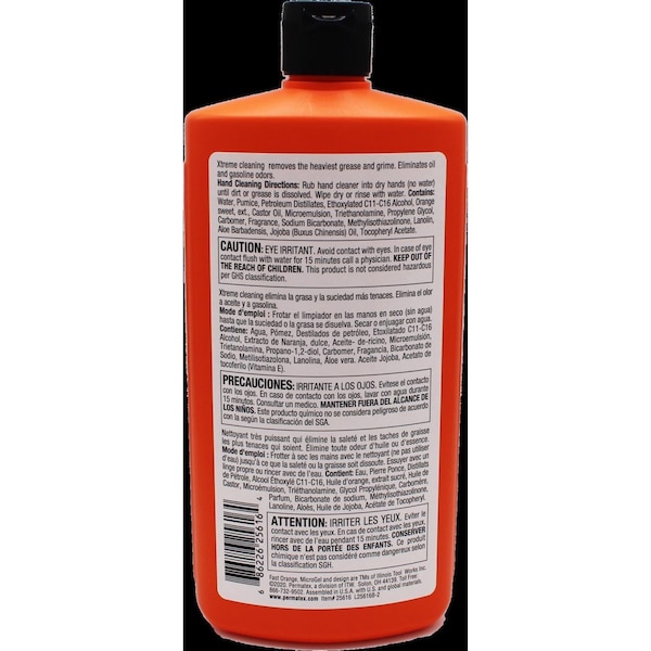 Fast Orange Fast Orange Xtreme Orange Scent Pumice Hand Cleaner 15 oz - 25616