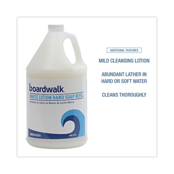 Boardwalk Mild Cleansing Lotion Soap, Cherry Scent, 1 gal - 1812-04-GCE00