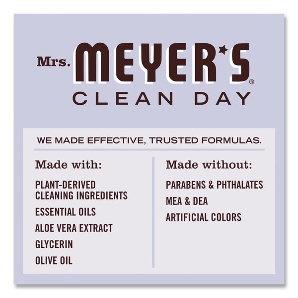 Mrs. Meyers Clean Day 33 oz Liquid Personal Soaps Jug - 651318