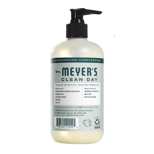 Mmcd Mrs. Meyer's Clean Day Organic Birchwood Scent Hand Soap 12.5 oz - 325234