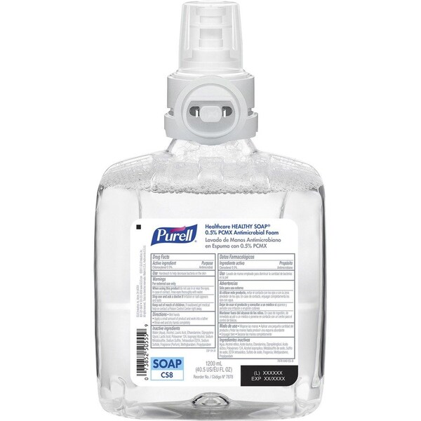 Purell 40.6 fl oz (1200.1 mL) CS8 HEALTHY SOAPâ„¢ 0.5% PCMX Antimicrobial Foam 2 PK - GOJ787802