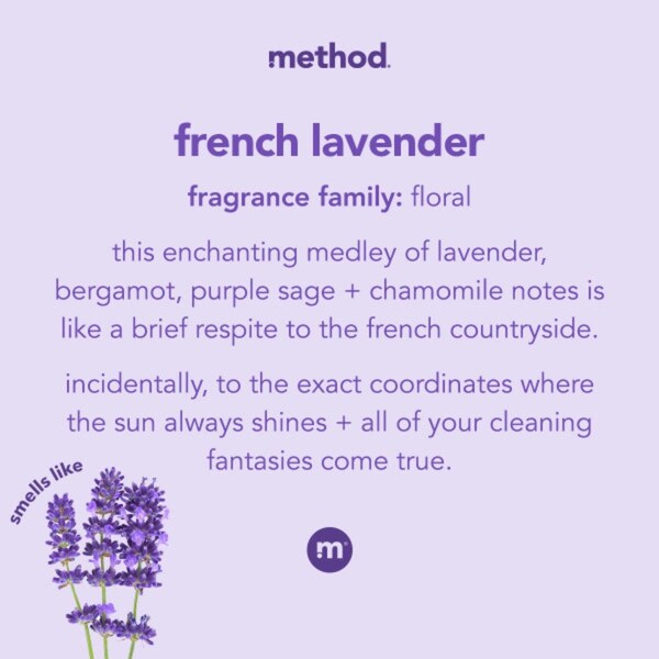 Method Method French Lavender Scent Gel Hand Wash Refill 34 oz - 328115