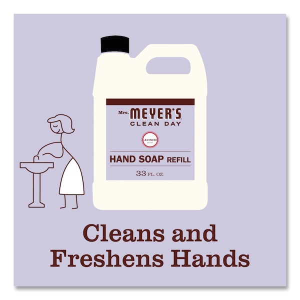 Mrs. Meyers Clean Day 33 oz Personal Soaps Bottle, 6 PK - 651318