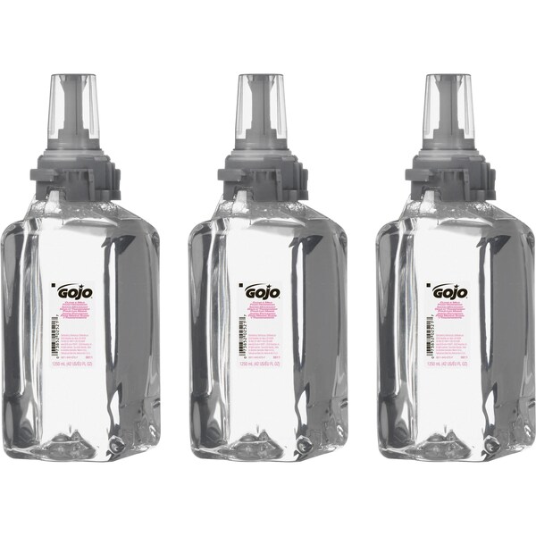 Gojo 42.3 fl oz (1250 mL) ADX-12 Clear/Mild Handwash Refill 3 PK - GOJ881103CT
