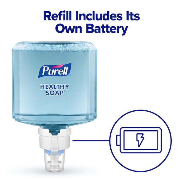 Purell Hand Soap, Series ES8, 1,200 mL, Foam, Fragrance Free, Requires Dispenser, 2 PK - 7772-02