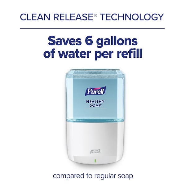 Purell Hand Soap, Series ES8, 1,200 mL, Foam, Fragrance Free, Requires Dispenser, 2 PK - 7772-02