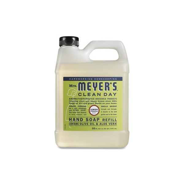 Sc Johnson Mrs.Meyers, CLEAN DAY LIQUID HAND SOAP, LEMON, 33 OZ, 6PK - 651327