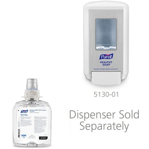 Purell Soap Refills, Foam, f/CS4 Dispenser, 1250ml, , Clear, PK 4 - GOJ511204