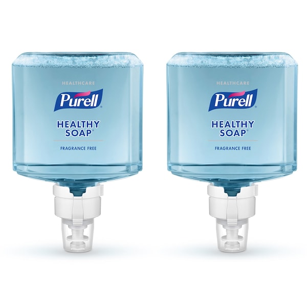 Purell Hand Soap Refill, Foam, f/ES8 Dispenser, 1200ml, CL, PK 2 - GOJ777202