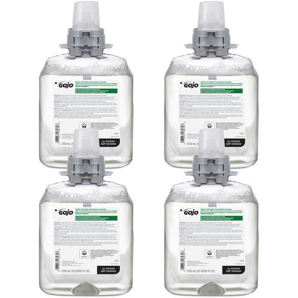 Gojo 42.3 fl oz (1250 mL) FMX-12 Refill Green Certified Foam Hand Soap 4 PK - GOJ516504CT