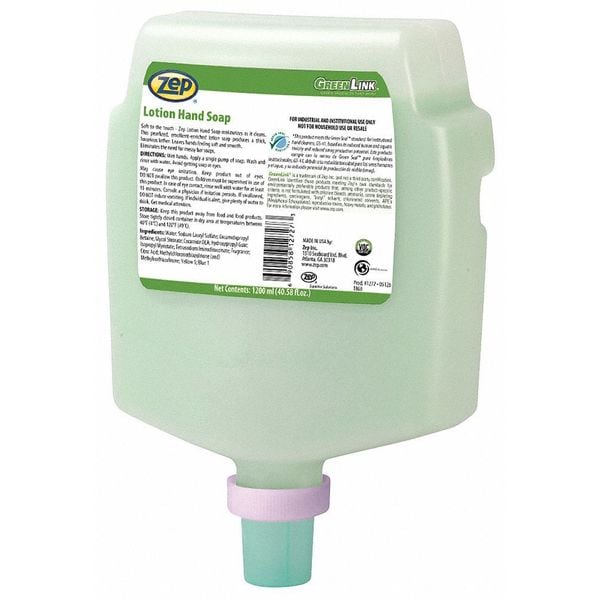 Zep 1200 ml Liquid Hand Soap Cartridge - 127216