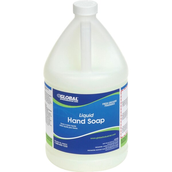 Global Industrial Liquid Hand Soap, 1 Gallon Bottle, 4/Bottles - 640412