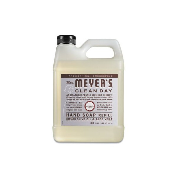 Sc Johnson Mrs.Meyers, CLEAN DAY LIQUID HAND SOAP, LAVENDER, 33 OZ, 6PK - 651318