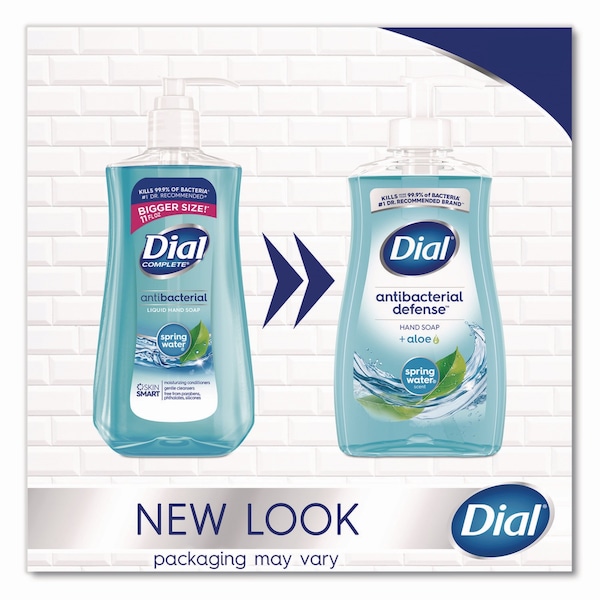 Dial Antibacterial Liquid Hand Soap, Spring Water, 11 oz - 00017000209524