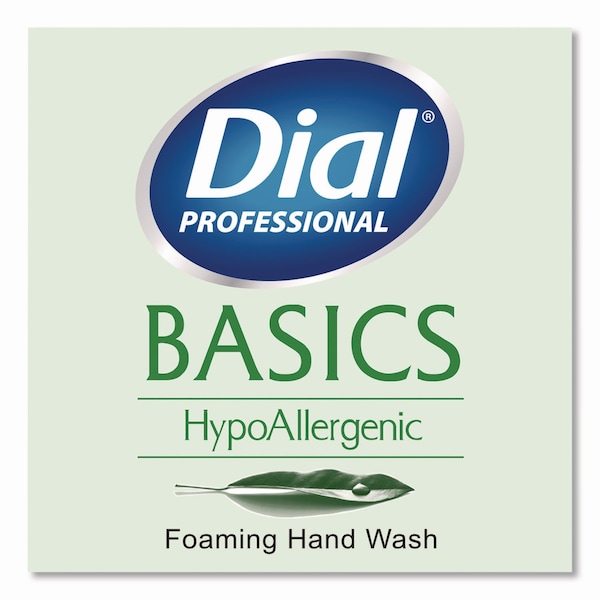Dial Professional Basics Foaming Hand Wash, Unscented, 1 gal Refill Bottle - 1700035438
