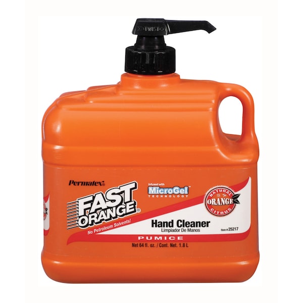 Permatex Permatex Fast Orange Citrus Scent Pumice Lotion Hand Cleaner 64 oz - 25217