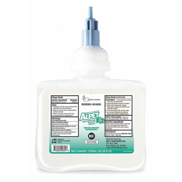 Best Sanitizers 1250 ml Foam Hand Soap Cartridge - SO10029