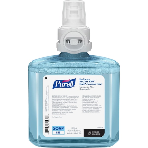 Purell Hand Soap, Series ES8, 1,200 mL, Foam, Fragrance Free, 2 PK - 7785-02