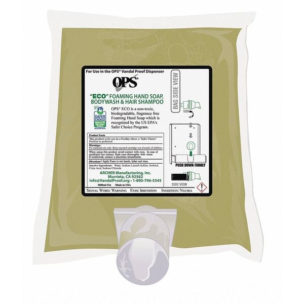 Ops 1000 ml Foam Hand Soap Cartridge - 1405-05G