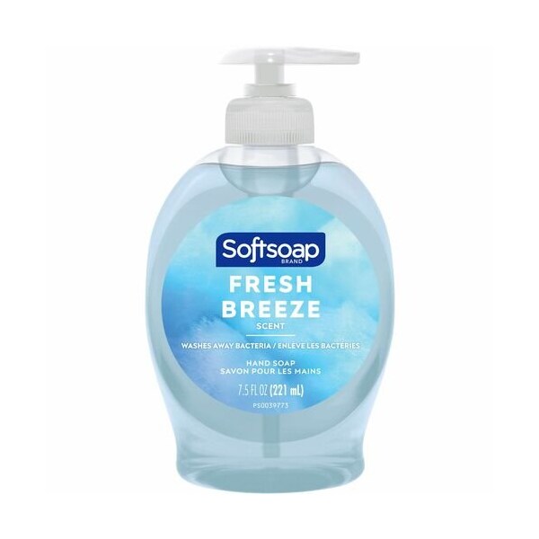 Softsoap Handwash, Fresh Breeze, Pump, 7.5oz, Blue - CPCUS04964A
