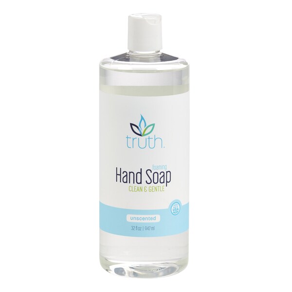 Truth Foaming Hand Soap, Unscented, 32oz Refill, Case of 4 - 20032UC