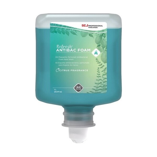 Sc Johnson Hand Soap, Antibacterial, Foam, 1 Liter, Green - SJNANT1L