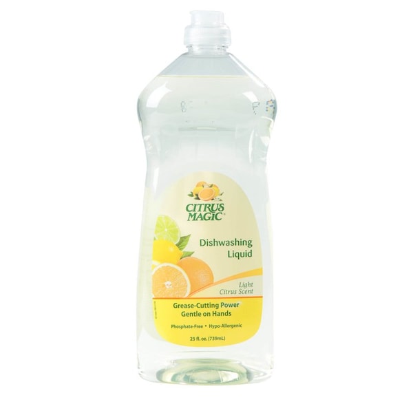Citrus Magic Citrus Magic Light Citrus Scent Liquid Natural Dishwashing Liquid 25 oz 1 pk - 616671591-12PK
