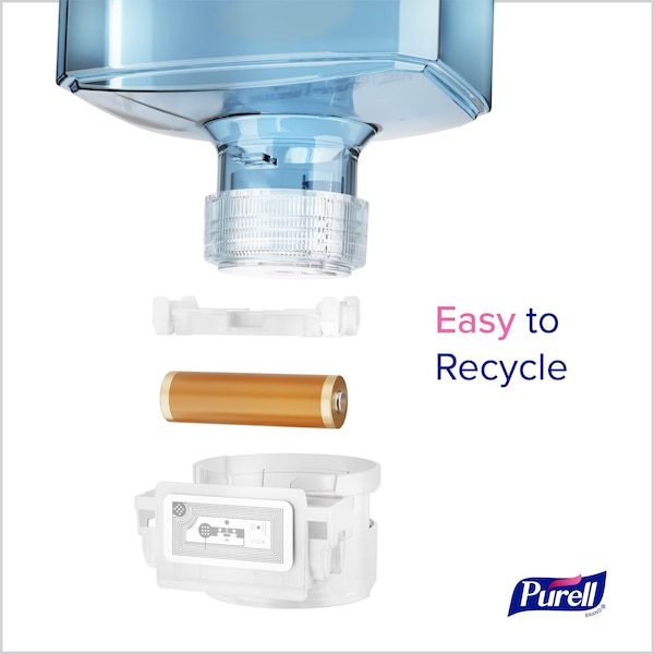 Purell Hand Soap, Series ES10, 1,200 mL, Foam, Fragrance Free, 2 PK - 8383-02