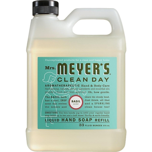 Mrs. Meyers Clean Day Mrs. Meyer's Clean Day 33 Oz. Basil Liquid Hand Soap Refill - 14163
