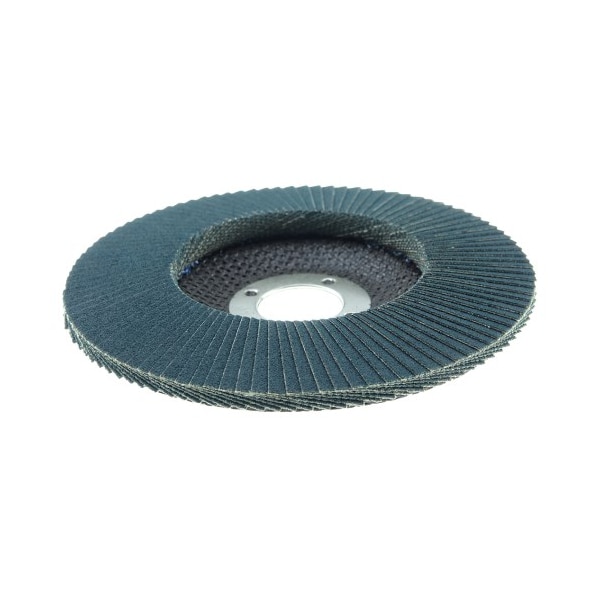 Weiler 5" Tiger Disc Abrasive Flap Disc, Conical (TY29), 120Z, 7/8" - 50616