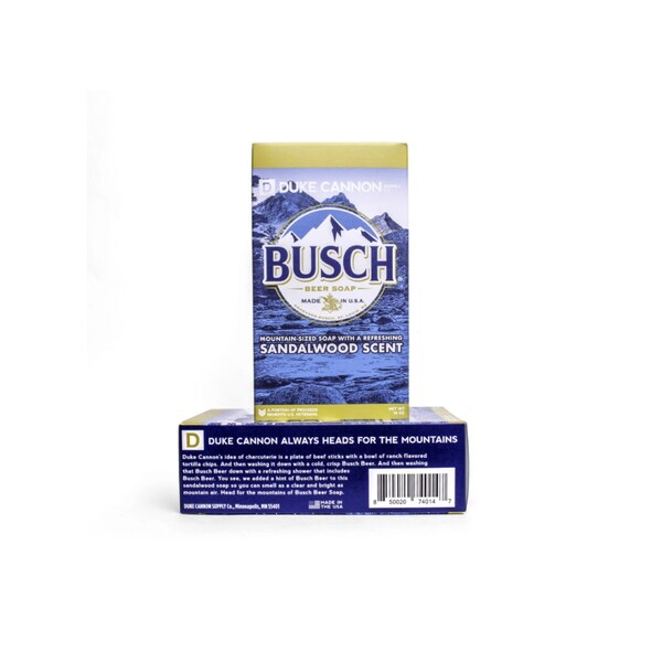 Duke Cannon Duke Cannon Busch Sandalwood Scent Beer Soap 10 oz 1 pk - 01BUSCH1