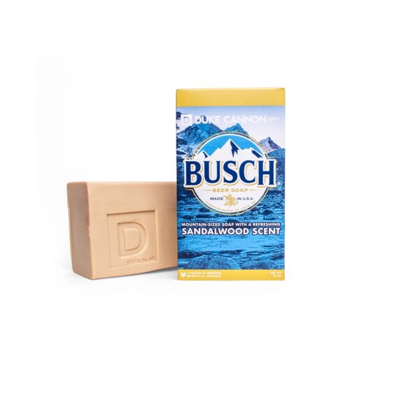 Duke Cannon Duke Cannon Busch Sandalwood Scent Beer Soap 10 oz 1 pk - 01BUSCH1