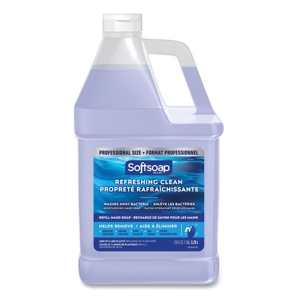 Softsoap Liquid Hand Soap Refill, Refreshing Clean Scent, 128 oz, 4PK - 61036482