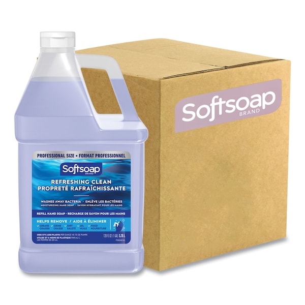 Softsoap Liquid Hand Soap Refill, Refreshing Clean Scent, 128 oz, 4PK - 61036482