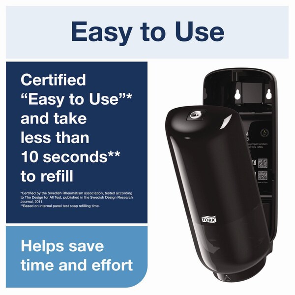 Tork Odor-Control Hand Soap Liquid S4 Refill, Perfume-Free, 1 L, 6PK - 400020