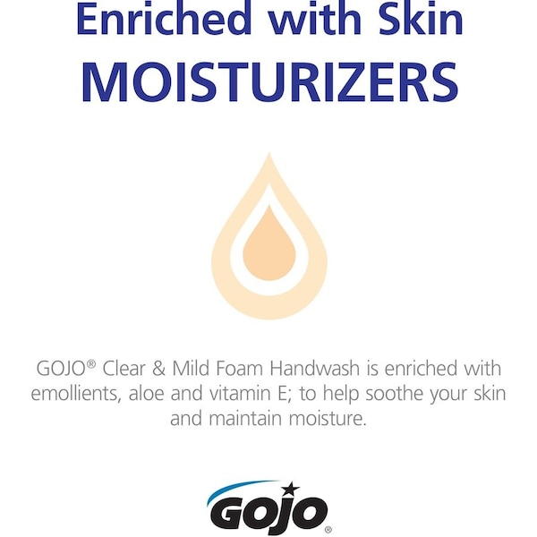 Gojo 1250 ml Foam Hand Soap Cartridge - 8811-03