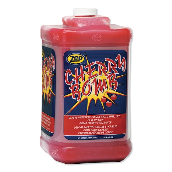 Zep Cherry Bomb Hand Cleaner, Cherry Scent, 1 gal Bottle - 95124
