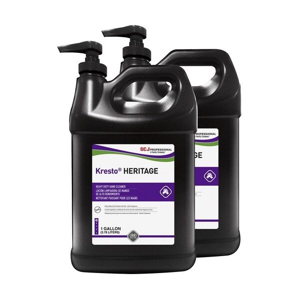 Sc Johnson Hand Cleanser, Super Heavy Duty, 1 Gallon, Clear, 4PK - SJN09102CT