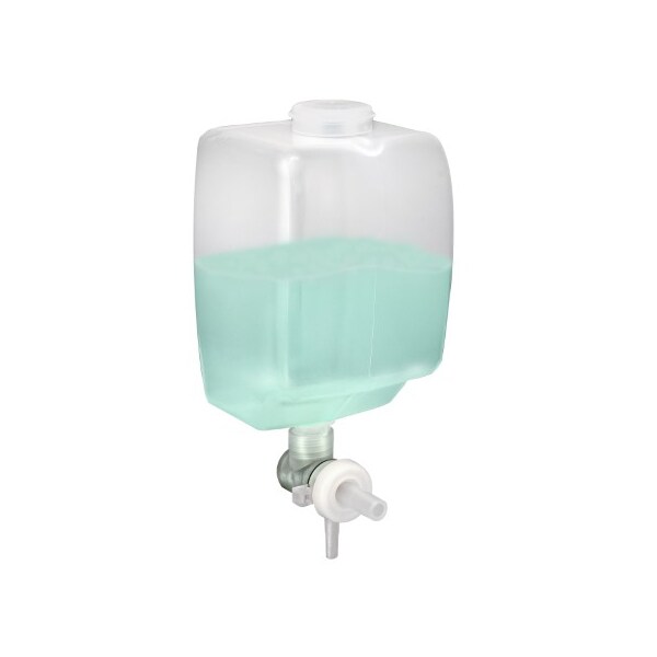 Alpine Industries 425-WHI Soap & Hand Sanitizer Dispenser, Surface Mounted, 800 ml Capacity, White, PK2 - ALP425-WHI-2PK